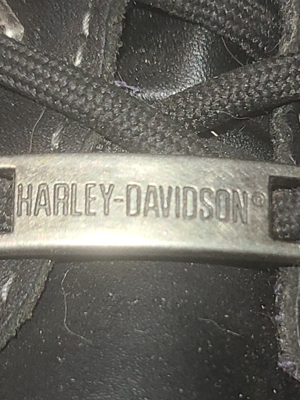 Harley-Davidson Women's Tegan Black Leather Lace Up Biker Boots Size 8.5M - Picture 2 of 8